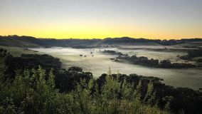 Cidade no interior de Santa Catarina registrou temperatura de 0,1ºC na primeira onda de frio de 2024