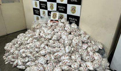 Polícia encontra depósito de cocaína