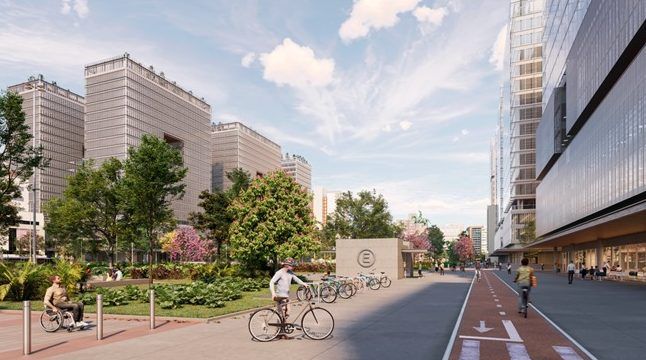 Perspectiva de como será a nova sede do governo de SP na região central da capital paulista