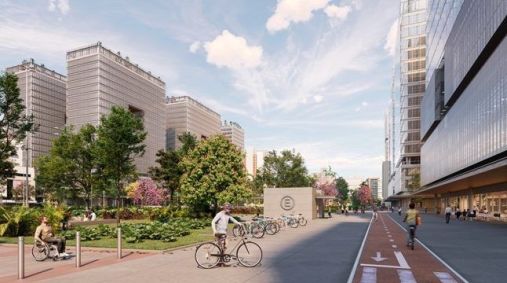 Perspectiva de como será a nova sede do governo de SP na região central da capital paulista