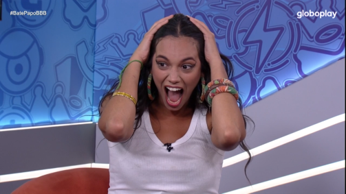 Alane ficou chocada quando soube descobriram quem era o affair que ela tinha aqui fora antes do BBB 24