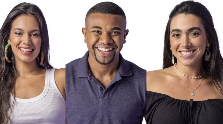 Alane, Davi e Giovanna disputam a berlinda da vez / Reprodução/Globo