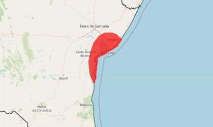 Inmet emite alerta vermelho de perigo para chuvas em Salvador