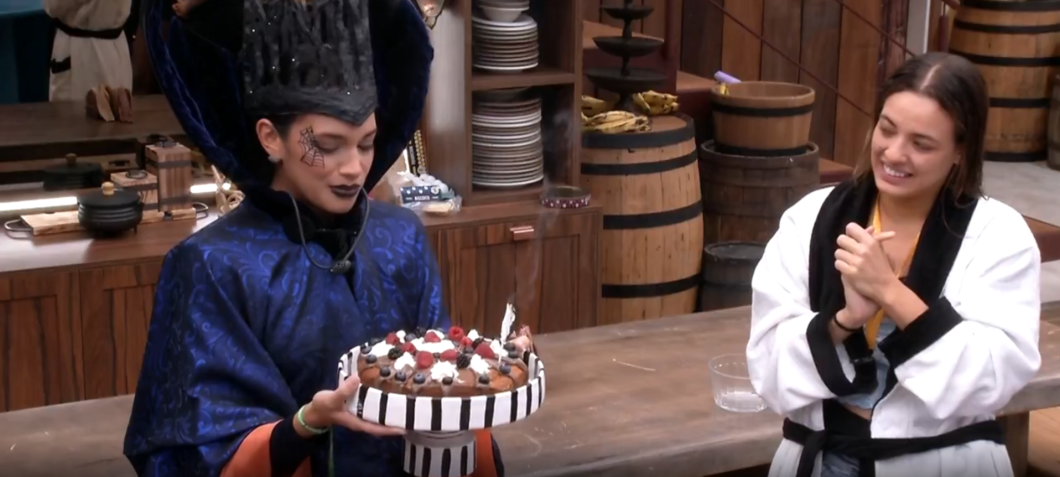 Mesmo no Castigo do Monstro, Alane comemorou seus 25 anos no BBB24 / Reprodução/Globo