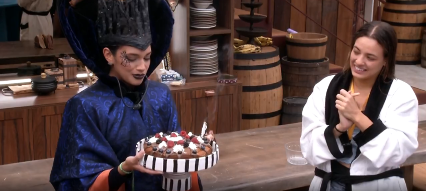 Mesmo no Castigo do Monstro, Alane comemorou seus 25 anos no BBB24 / Reprodução/Globo