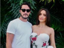 Rafa Kalimann e Allan Souza Lima posam juntos