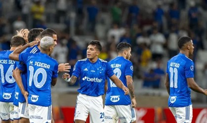 Jogadores do Cruzeiro na Libertadores