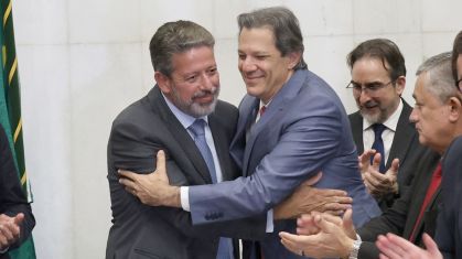 Arthur Lira e Fernando Haddad