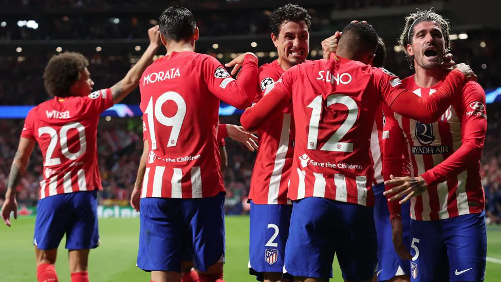 Atlético de Madrid venceu o Dortmund na Champions