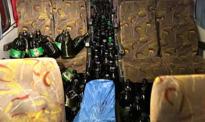Receita Federal apreende carga de vinhos e azeites argentinos em Ibiporã-PR