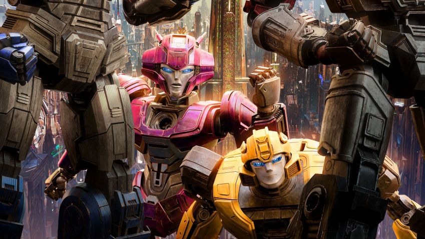Banner oficial da animação "Transformers: o Início" / Divulgação