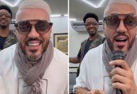 Belo muda de visual após término com Gracyanne Barbosa: 