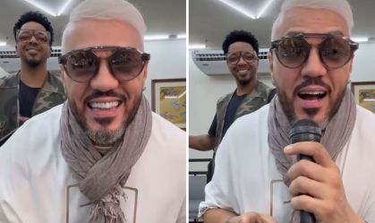 Belo muda de visual após término com Gracyanne Barbosa