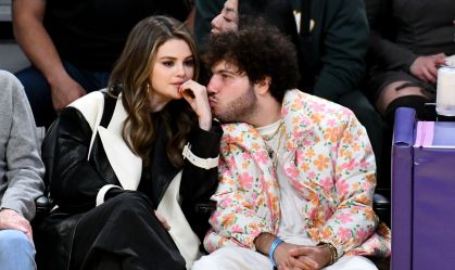 Celebrities At The Los Angeles Lakers Game