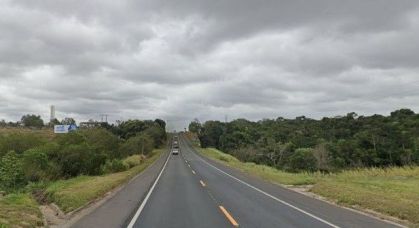 Trecho da rodovia BR-101 em São Mateus (ES)