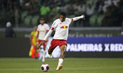 Bruninho em partida contra o Palmeiras