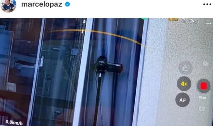 Câmera flagrada por drone do Fortaleza apontada para treino do time