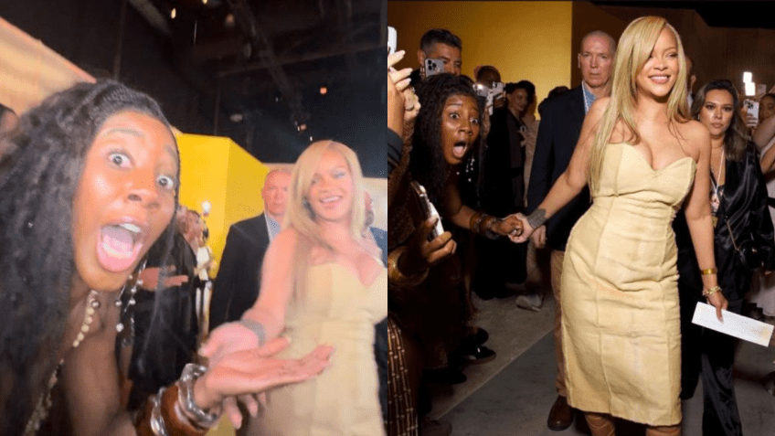 Camilla de Lucas compartilhou fotos de seu encontro com Rihanna / Reprodução/Instagram
