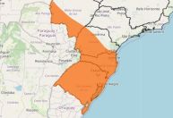 Frente fria associada a ciclone extratropical deixa sul do Brasil em alerta