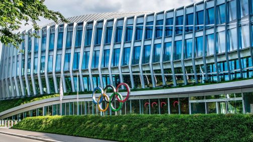Sede do Comitê Olímpico Internacional em Lausanne, na Suíça