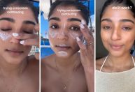Contorno natural com protetor solar? Veja os riscos da tendência viral
