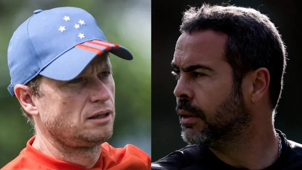Fernando Seabra, técnico do Cruzeiro, e Artur Jorge, treinador do Botafogo, vão se enfrentar neste domingo (14), no Mineirão