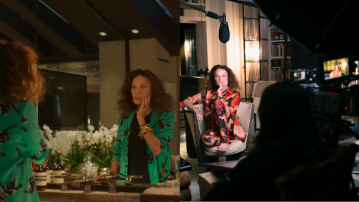 “Diane von Furstenberg: Woman in Charge” é dirigida pela cineasta Sharmeen Obaid-Chinoy, que tem no currículo dois Oscars de “Melhor documentário de curta-metragem”
