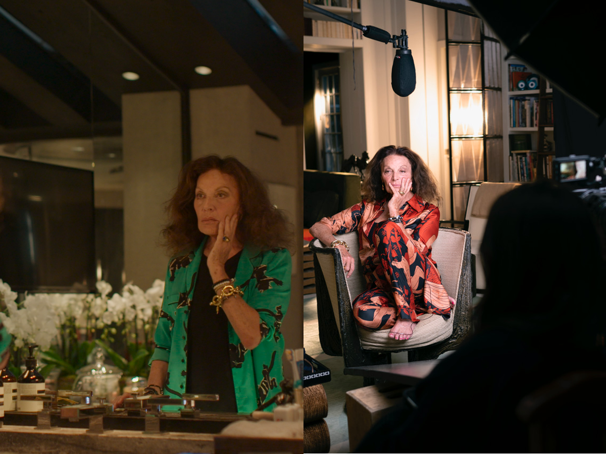 Primeiras imagens do documentário sobre Diane von Furstenberg são