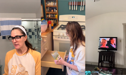 Atriz leva uma vida simples e modesta em sua casa