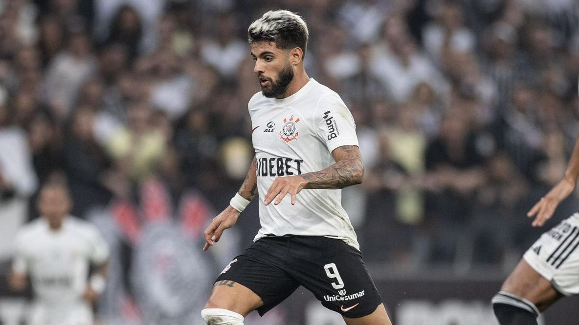 Yuri Alberto em ação diante do Atlético-MG na Neo Química Arena