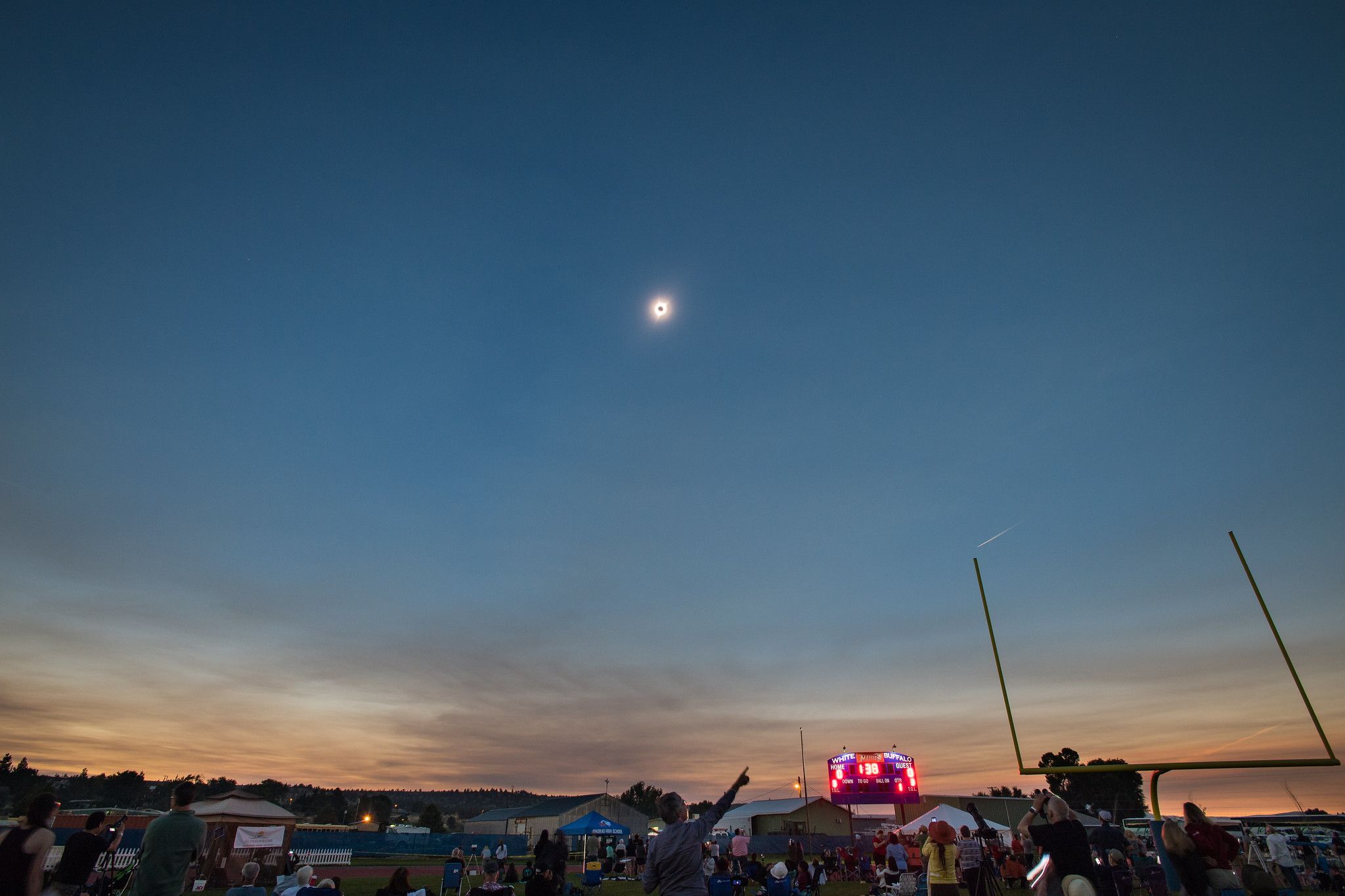 Eclipse solar total em 2017, acima de Madras, Oregon, Estados Unidos / NASA/Aubrey Gemignani