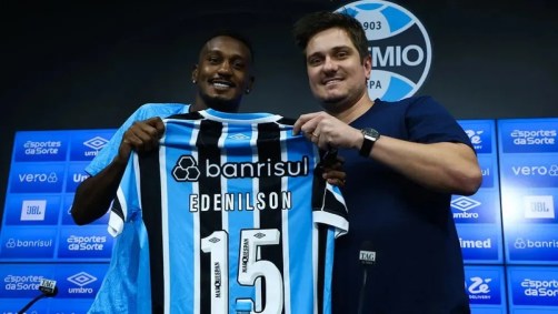 Edenilson vestirá a camisa do Grêmio