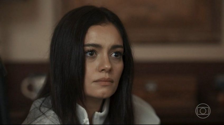 Eliana (Sophie Charlotte) garantirá que filho é de Egídio (Vladimir Brichta) em “Renascer” / Reprodução/Globoplay