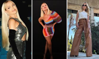 Glamour, peças coloridas e conjuntos consagram o armário da apresentadora