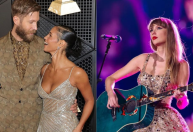 Esposa de Calvin Harris espera marido sair de casa para ouvir Taylor Swift