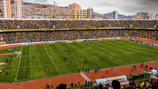 Estádio Hernando SIles, na Bolívia