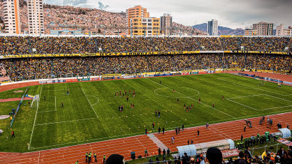 Estádio Hernando SIles, na Bolívia