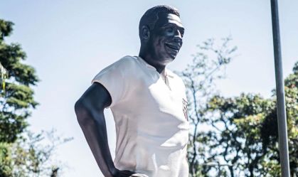 Estátua do Pelé em Santo André
