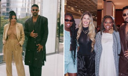 Ex-BBBs se reencontram no penúltimo dia de SPFW; confira