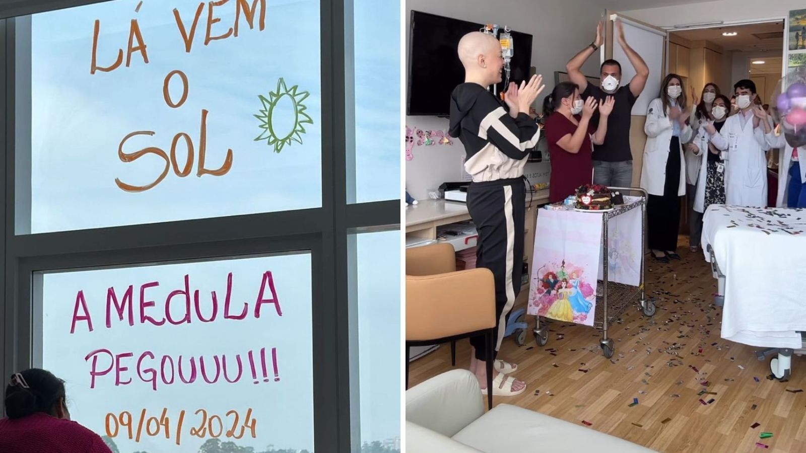 Fabiana Justus ganha festa em hospital / Reprodução/Fabiana Justus/Instagram