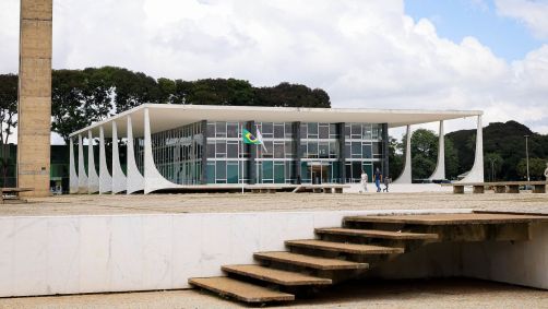 Fachada do prédio do Supremo Tribunal Federal (STF), em Brasília, em 26 de março de 2024