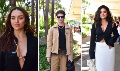 Rafa Kalimann, João Guilherme e Maisa Silva acompanham desfile da Misci