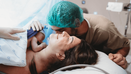 Atriz de 40 anos deu à luz a sua filha, Pilar, nesta quarta-feira (17)