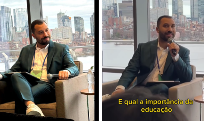 Gil do Vigor e outros brasileiros que palestraram em Harvard neste domingo (7)