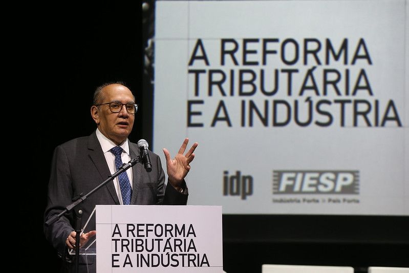 Ministro Gilmar Mendes em evento da Fiesp