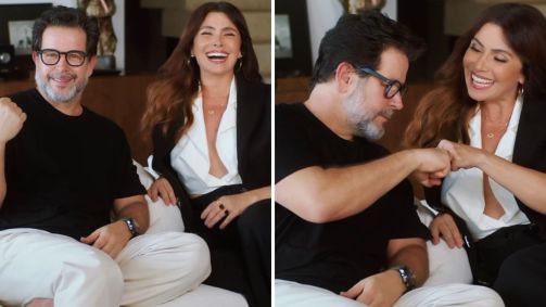 Giovanna Antonelli e Murilo Benício falam sobre escolha do nome do filho