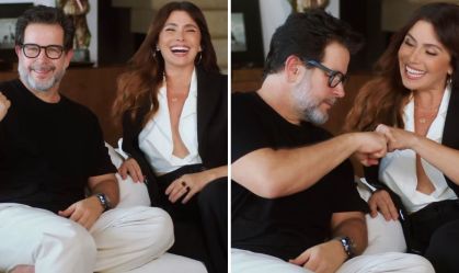 Giovanna Antonelli e Murilo Benício falam sobre escolha do nome do filho