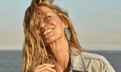 Gisele Bündchen faz aparição rara ao lado dos filhos e namorado