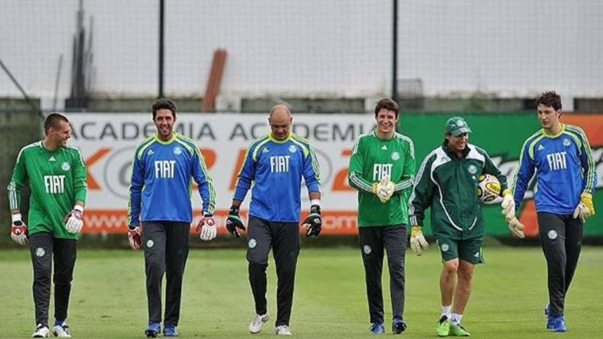 Fábio Szymonek era um goleiros do Palmeiras em 2012