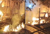 Ao menos 15 veículos são incendiados no pátio da prefeitura de Vespasiano, em MG